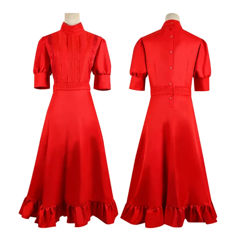 真珠コスプレ衣装ホラー映画女性ドレスハロウィンパーティーの服ロールプレイファッション新 sf/1