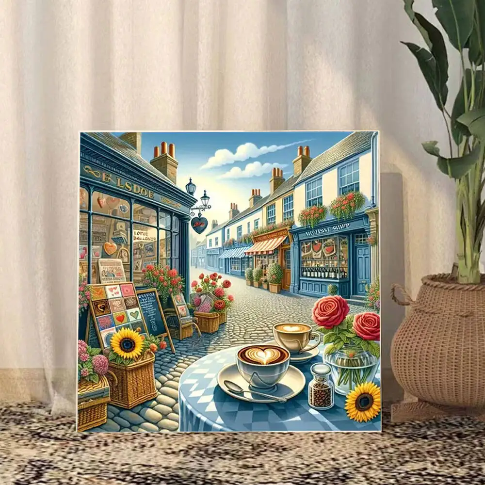 Huacan 2025 مجموعة جديدة لوحات الماس دولفين السماء الماس التطريز البحر الغروب فسيفساء لوحات الديكور الفنية