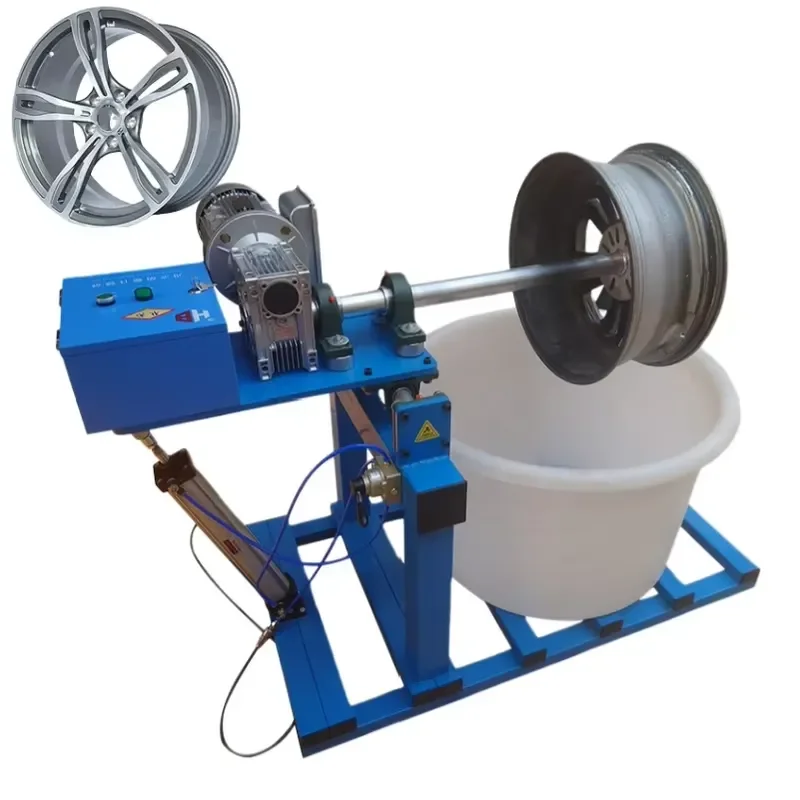 Automated Car Wheel Polishing System for Aluminum Alloy Wheel Grinding and Restoration