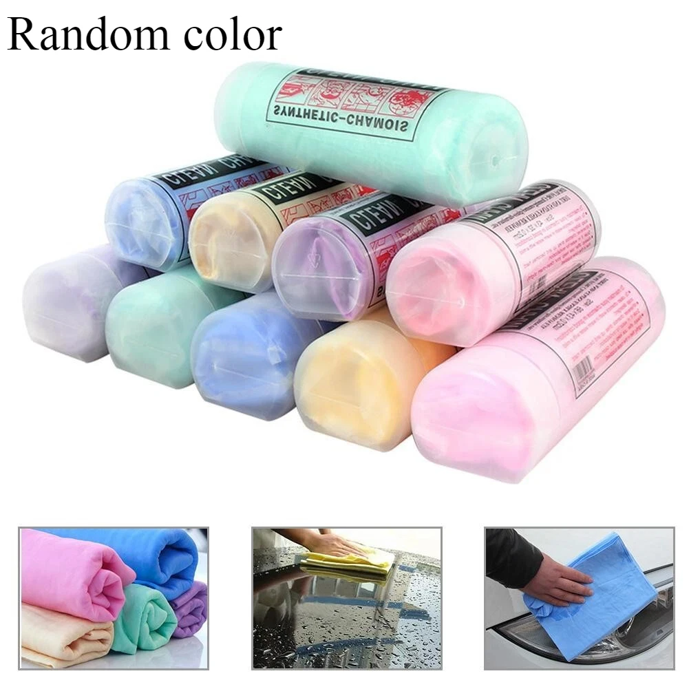 

Pva Wash Car Towel Premium Quick-Dry Towel Ultra Absorbent Scratch-Free Reusable For Auto Maintenance Soft Deerskin Cloth