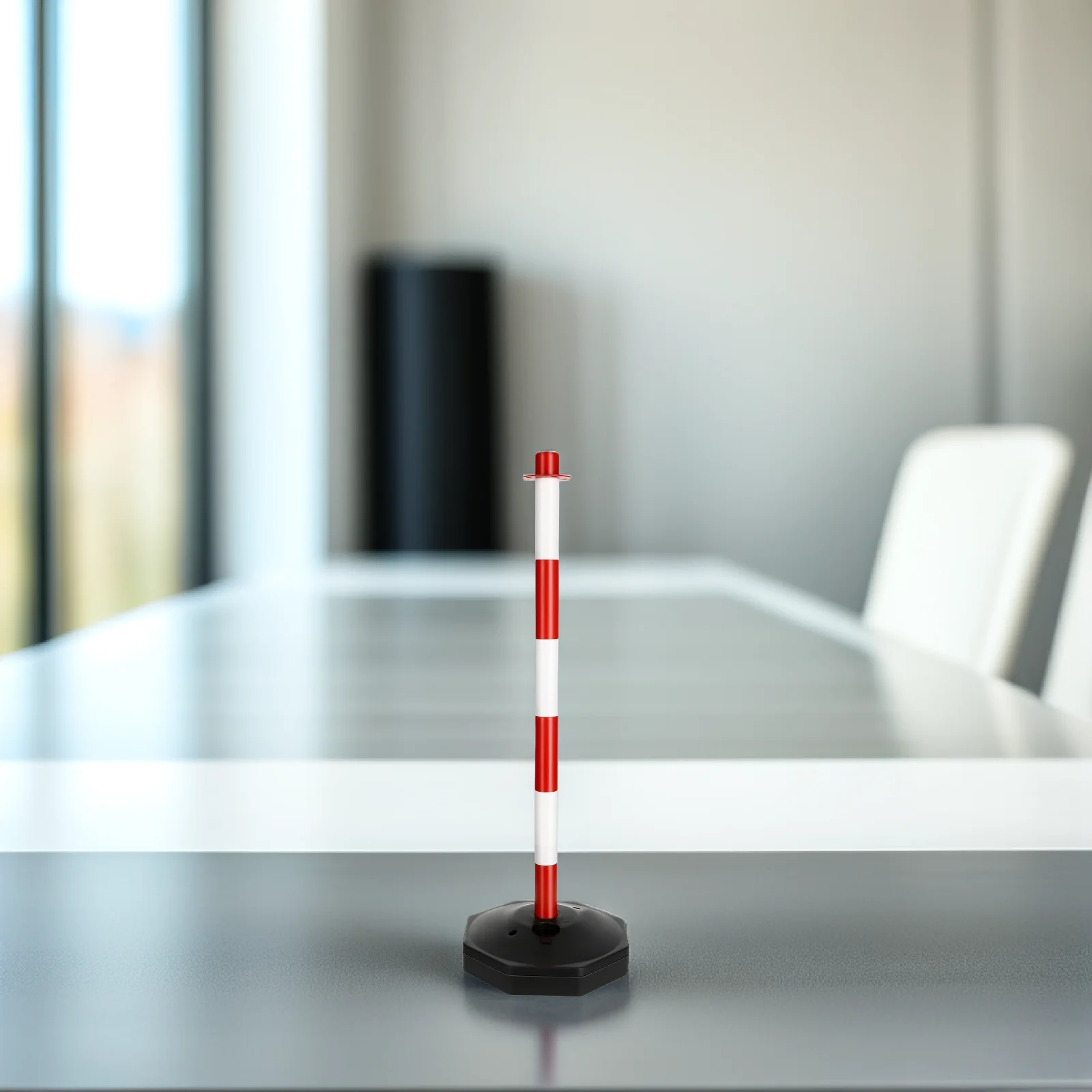 1 PCS Warning Column Anti-collision Caution Cone Traffic Delineator Post Red White Elastic Isolation Pile Barricade Cone Road