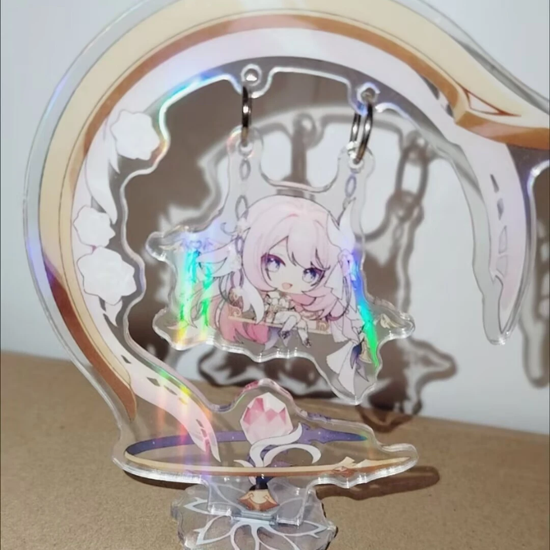 

The new self-made "Collapsed Star Rail" Elisiya swing sign is a high-profile horizontal tabletop ornament