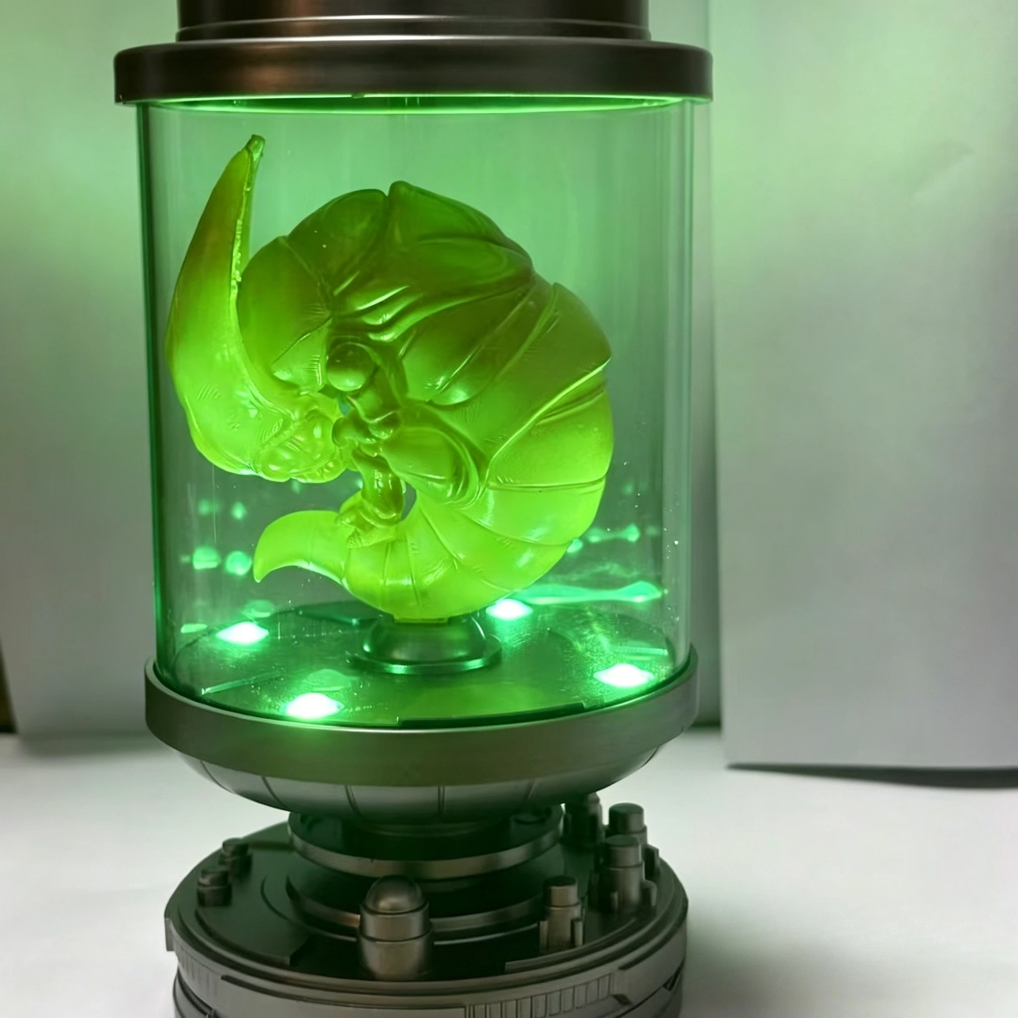 Cell Larva Culture Tank Glowing Model Figurine Movie Prop Statue Desktop Crafts Decoration Collection Model Toys Gif
