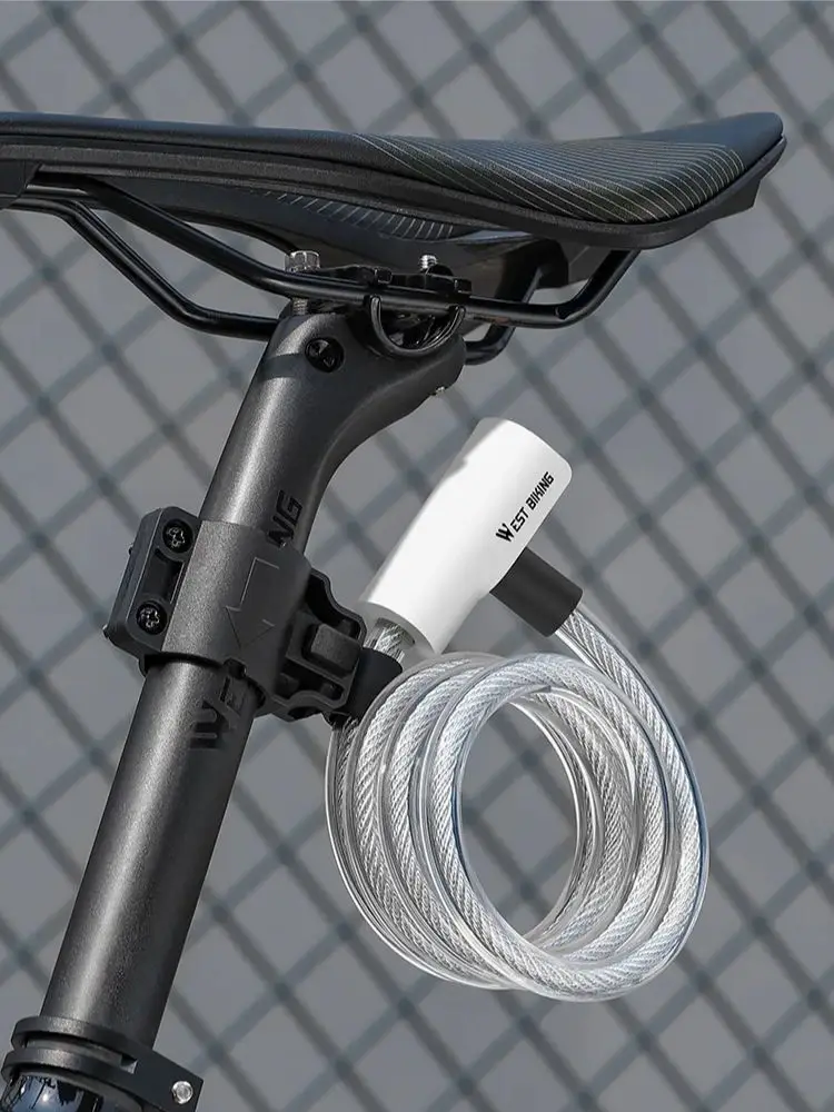 AliExpress WEST BIKING Bicycle Lock Bike Portable Anti-theft Ring Lock MTB Road Cycling Cable Lock Motorcycle Vehicle Bicycle Accessories