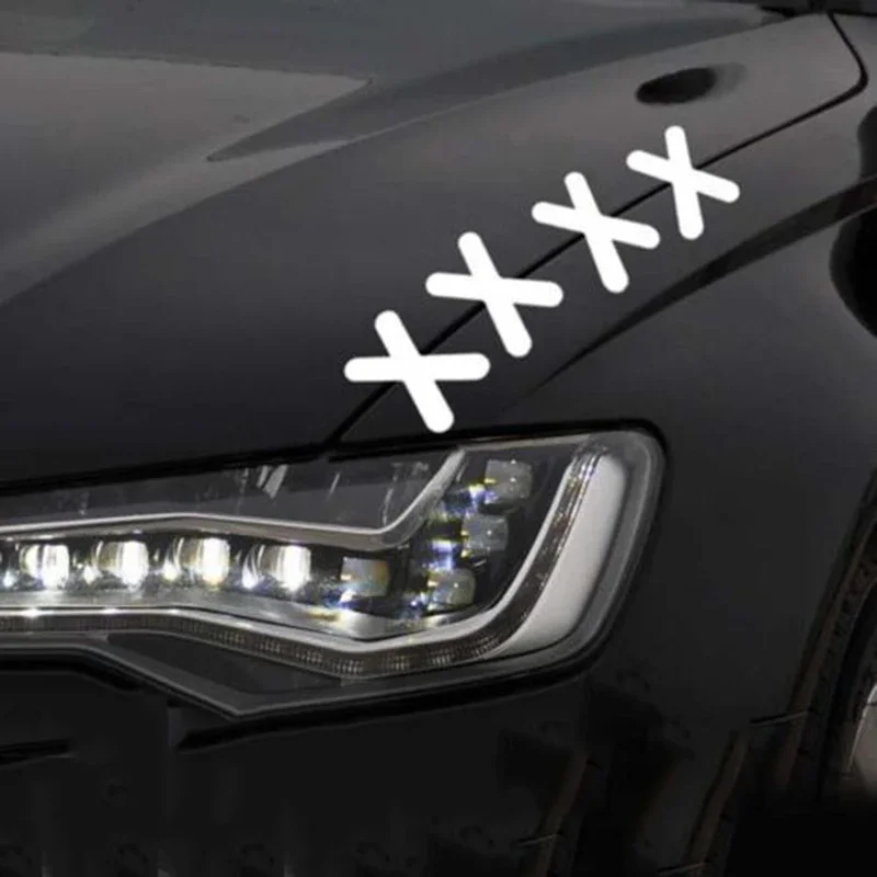 16 * 5.4cm XXXX Special Symbol Design Window Bumper Novelty JDM Drift Decoration Vinyl Car Stickers