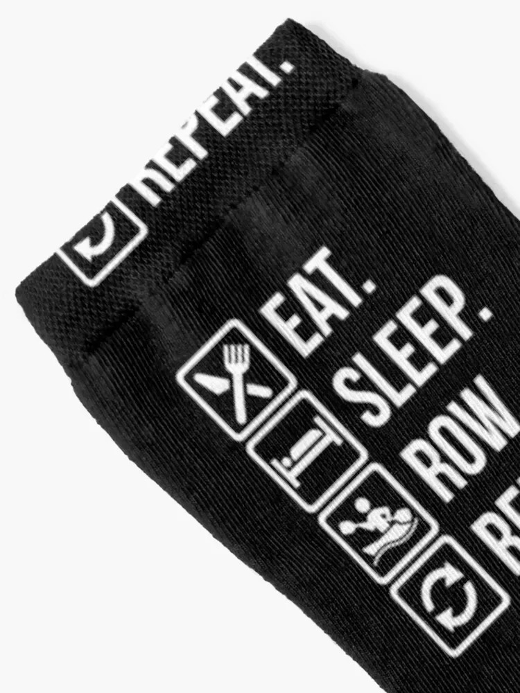 Rowing - Eat, Sleep, Rowing / Row, Repeat Socks Novelties custom gift Socks Women's Men's