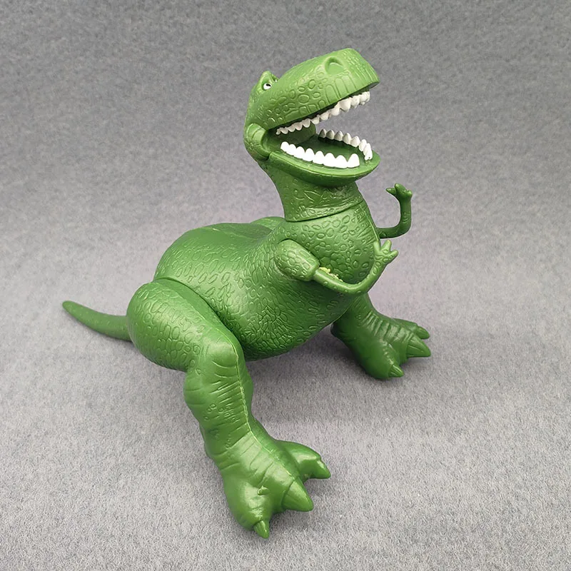 

Toy Story 4 Anime Figure Rex The Green Dinosaur Model Dolls Pvc Action Figurine Legs Can Move Collection Children Toys Gifs