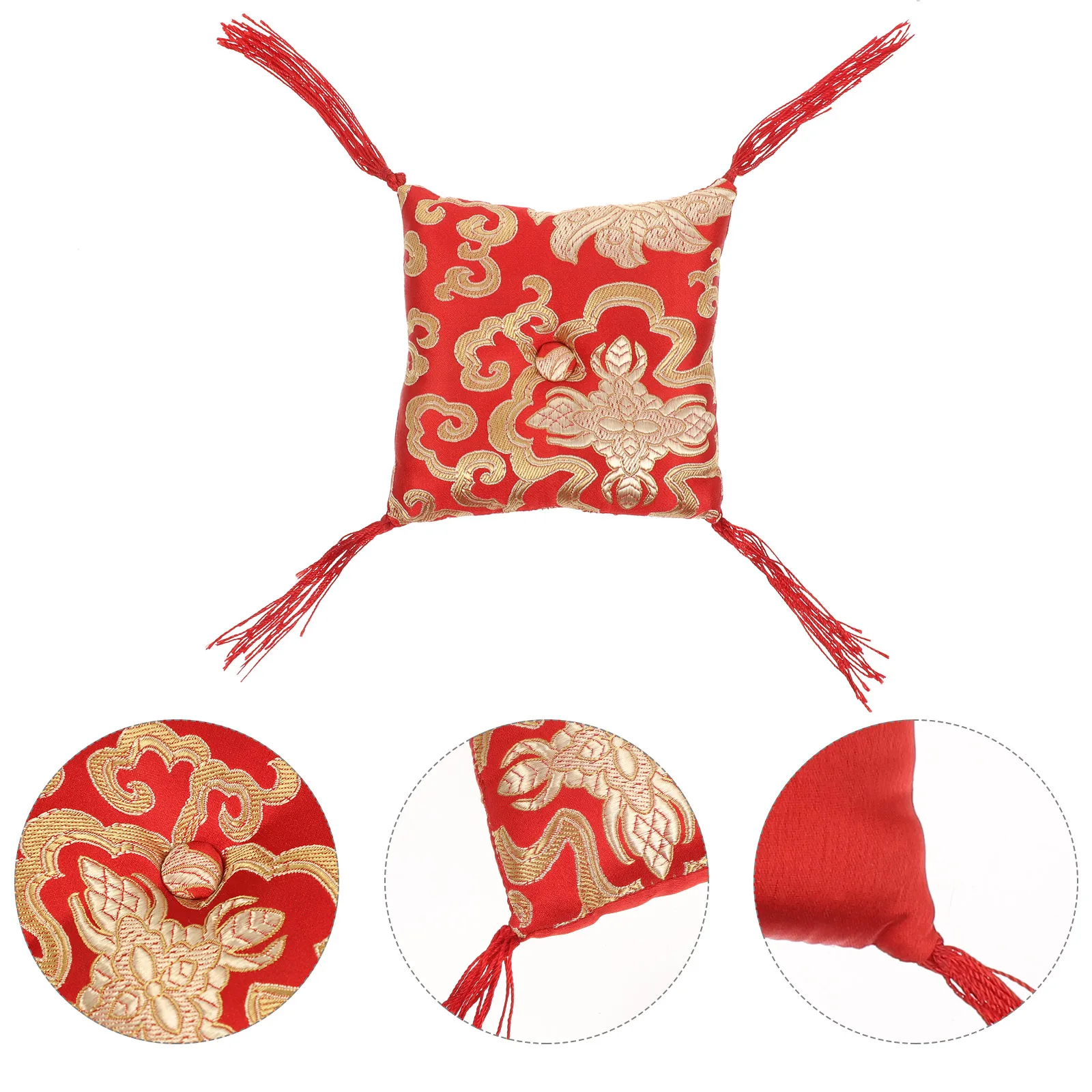 

1 Pcs Cozy Cloth Singing Bowl Pad Cushion for Tibetan Sound Bowl Meditation and Relaxation