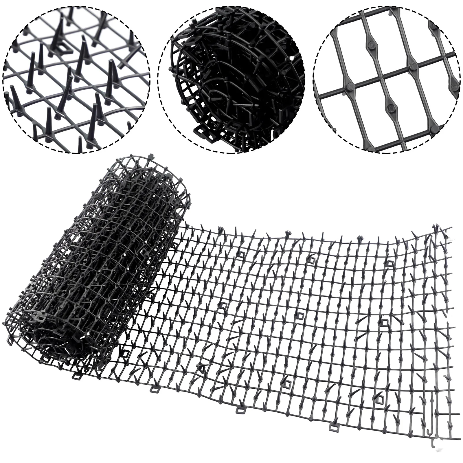 2M Mata odstraszająca psy i koty Odstraszacz zwierząt Plastikowe narzędzie odstraszające z kolcami​Polipropylenowa mata antypoślizgowa dla