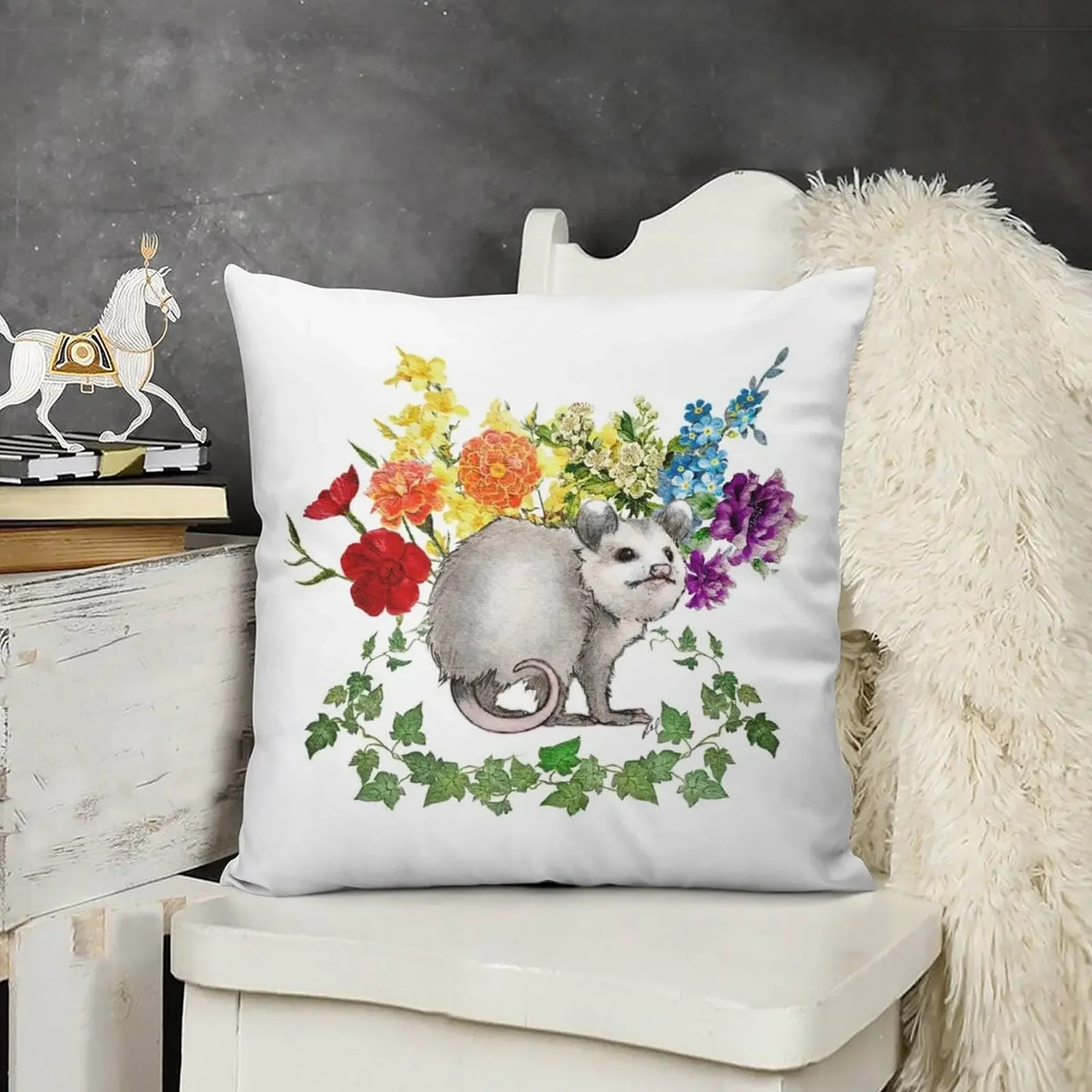 

O'flora, O'fauna! Throw Pillow Decorative Cover For Living Room christmas pillow case Sitting Cushion pillow