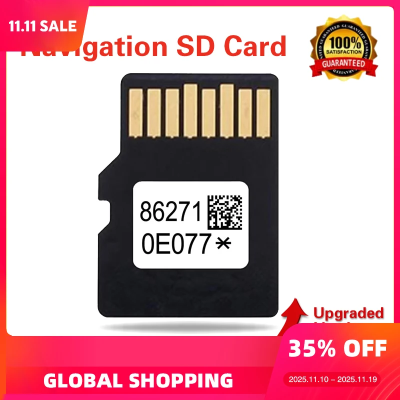 

Для Toyota Corolla Prius 4Runner 86271-0E076 SD-карта, последняя версия 2024 карт, навигация, GPS, подходят для аксессуаров