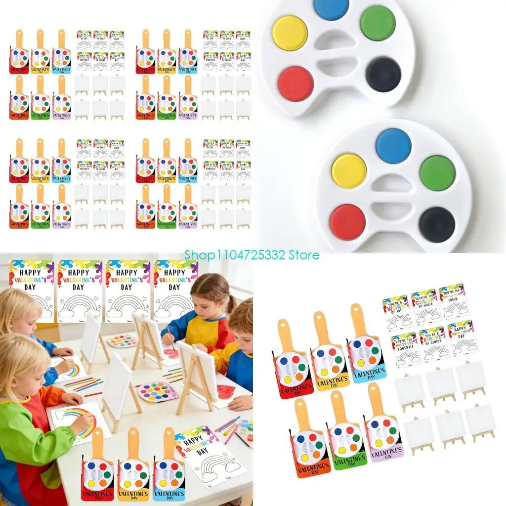 

P5EA Valentines Day Gift Set For Student Children School Classroom Exchange Gifts