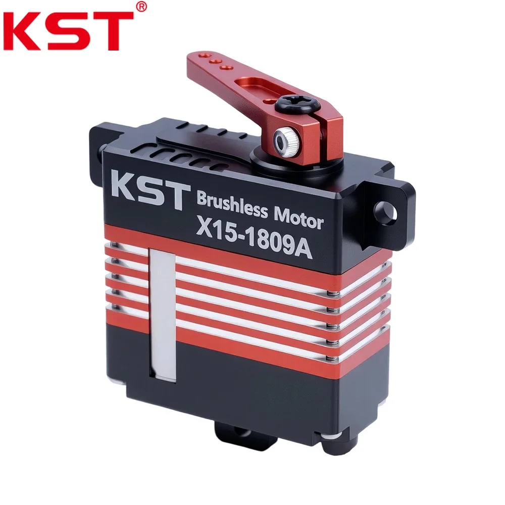 DrMasKST New X15-1809A 24Kgf.cm@8.4V 0.07sec Brushless HV Mini Servo CNC Aluminium Case Dual Ball Bearings For RC Planes