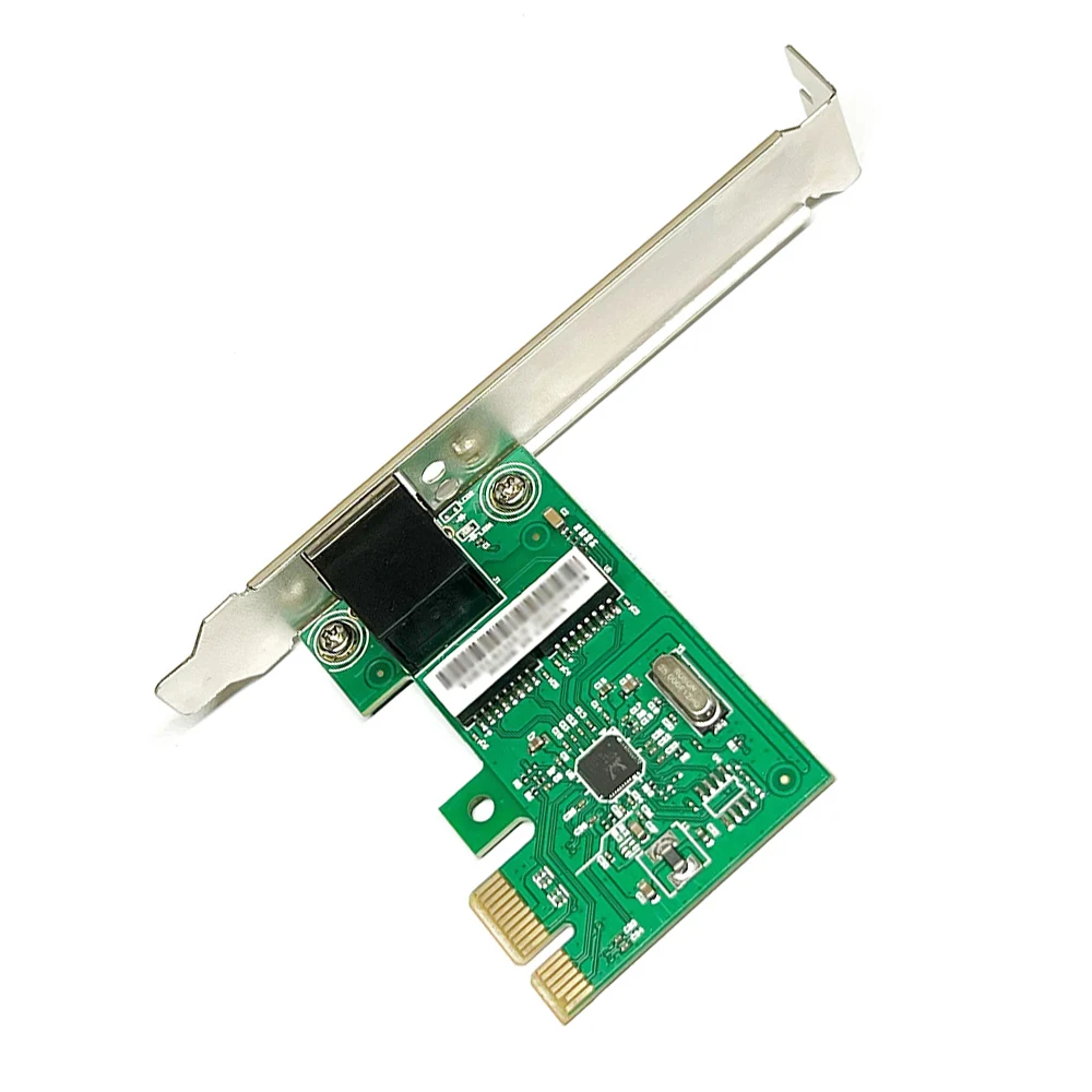 Pci-e placa de rede 1000mbps gigabit ethernet pci express 10/100/1000m rj45 lan conversor de adaptador rtl8111c chipset para desktop pc