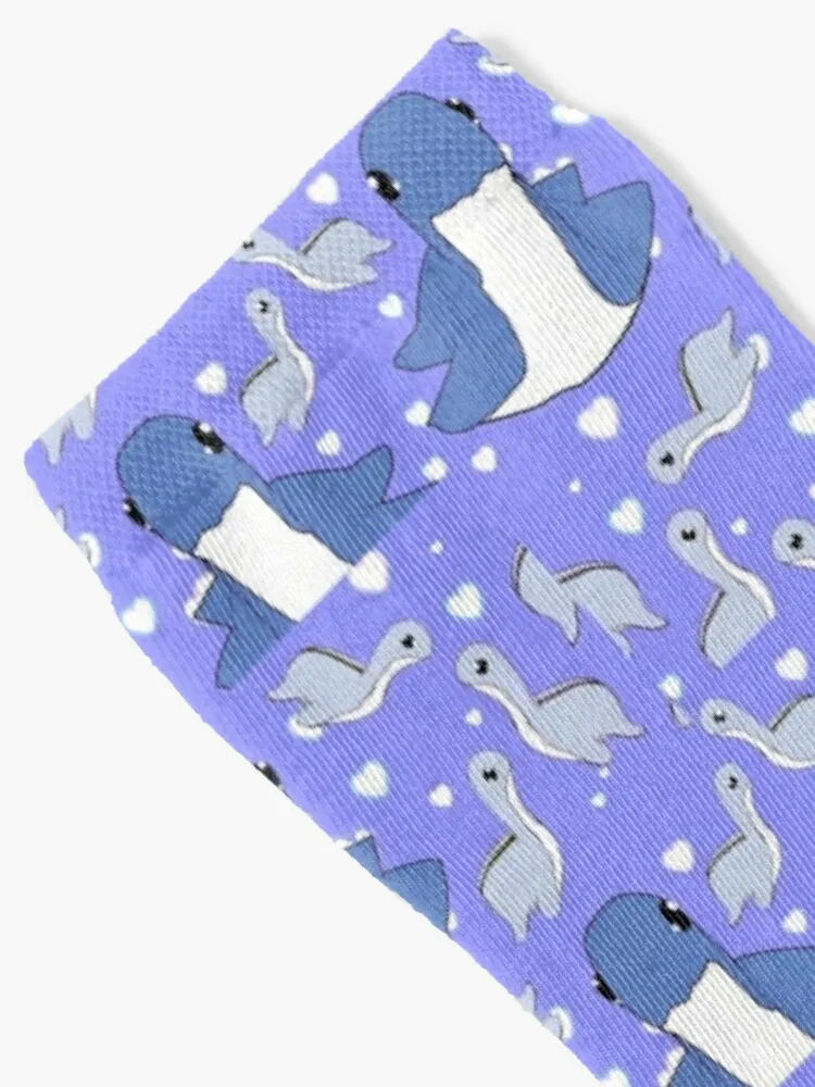 Blue Nessie! Socks Stockings Compression Cute Socks