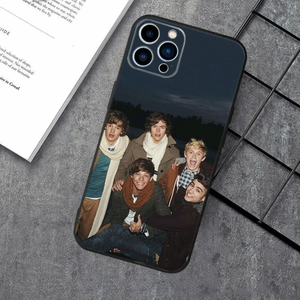 Band O-One Direction OD Phone Case For iPhone 16,15,14,13,12,11,XS,XR,X,8,7,Pro,Max,Plus,mini Silicone Black Cover - view 2