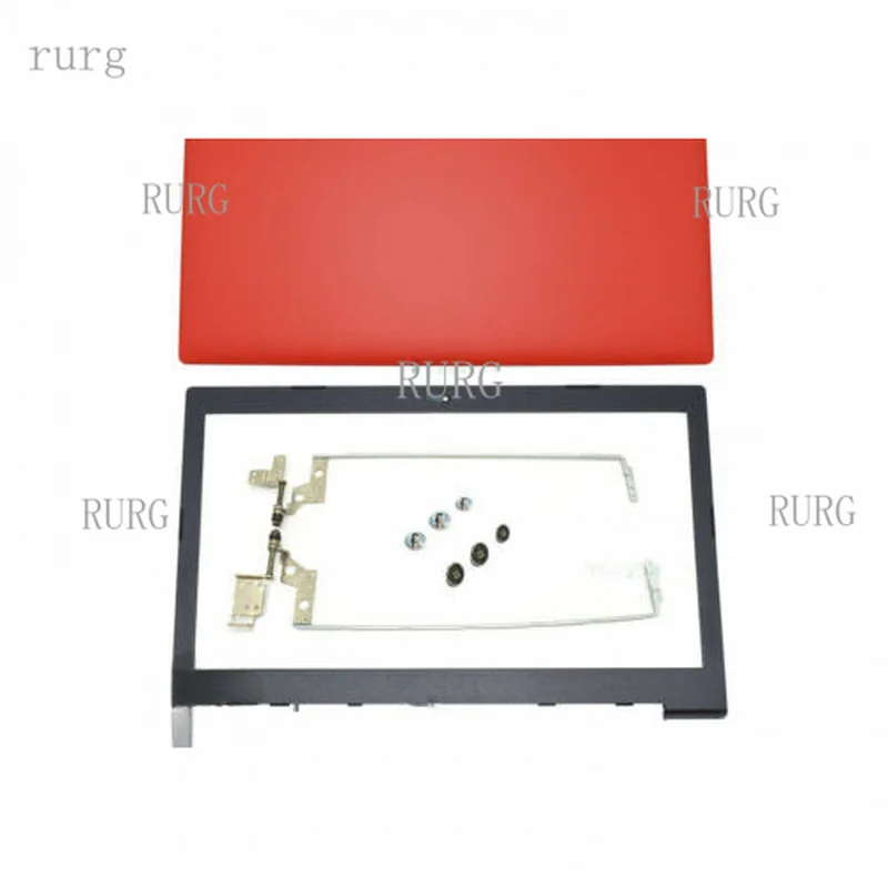 R+ is suitable for Lenovo Ideapad 330-15IGM 15IKB 15AST LCD back cover with red border hinge screws