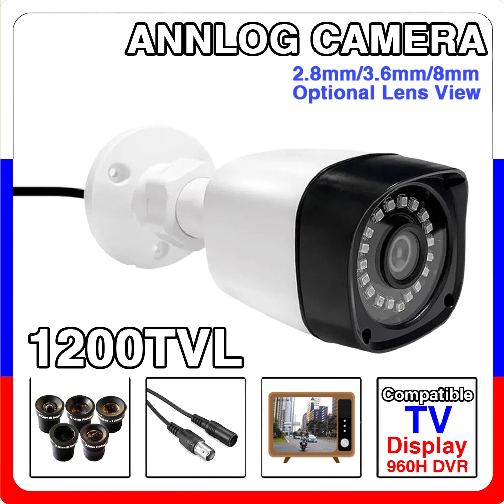 

Advanced Security Surveillance Compatible TV Analog CCTV Mini Camera 1200TVL HD Night Vision IR CUT CVBS Outdoor Waterproof IP66