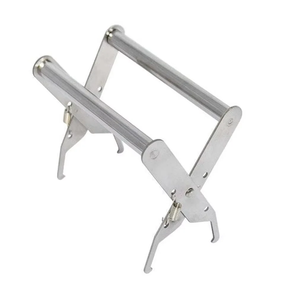 1PC Stainless Steel Beeking Frame Clips Holder Nest Box Clamp Honey Comb Lifter Capture Grip Beekeeping Capture Equipment