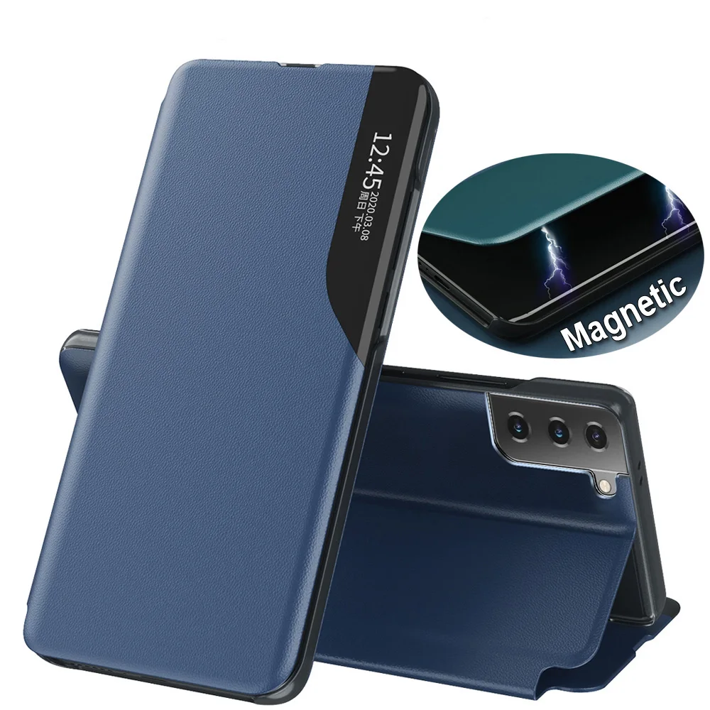 GalaxyS9 S 9 SM G960 G960F View Window Smart Flip Case For Samsung Galaxy S9 Cover Luxury original Magnetic Leather Phone fundas