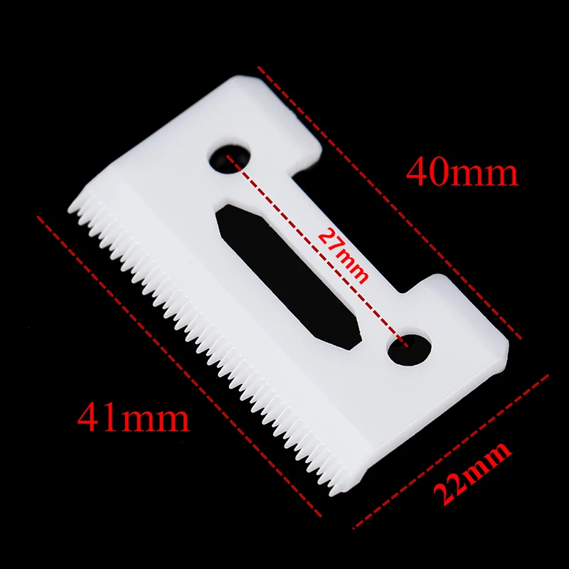 Magic 2-Hole Stagger-Tooth Ceramic Movable Blade Cordless Replaceable Blade For Shear