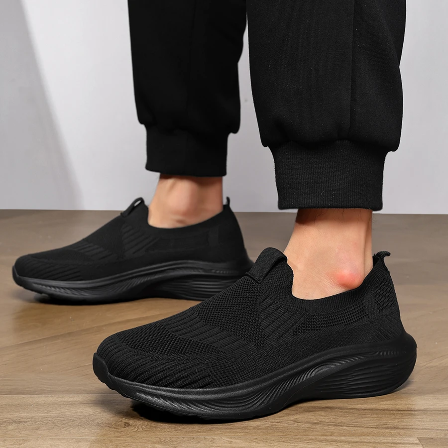 

Men's Sneakers High Quality Mesh Elastic Lightweight Hiking Sports Hot Selling Casual Shoes for Men Autumn Mens Running Shoes