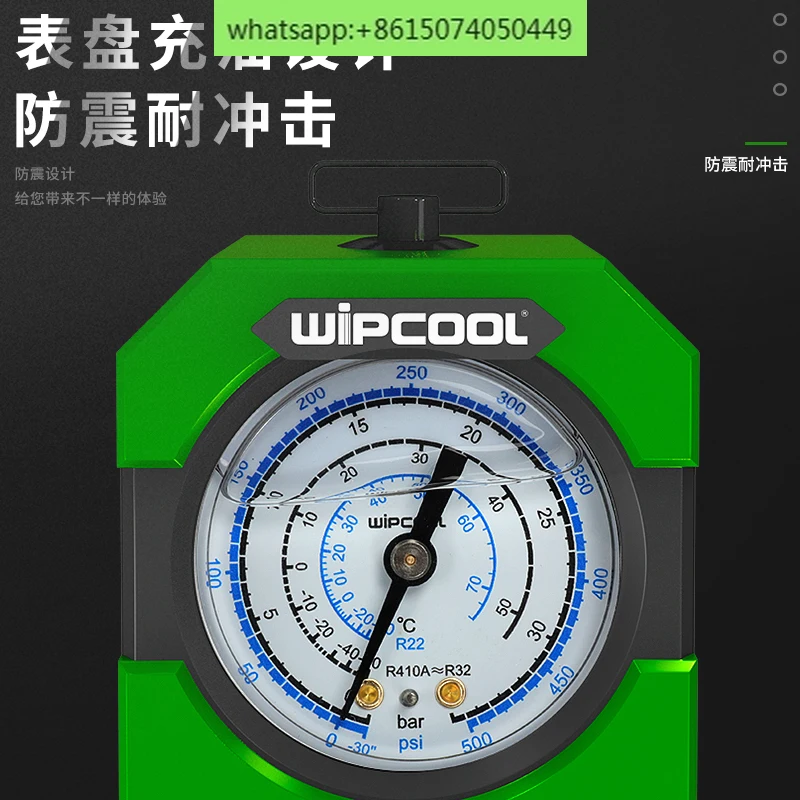 

R22r410a Air Conditioning Refrigerant Gauge Pressure Gauge Single Gauge Valve Tool Set