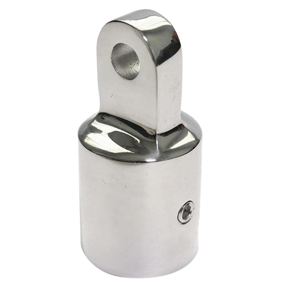 Tornillo único de acero inoxidable 316, tapa de extremo de ojo de 20mm, Hardware superior Bimini, extremo de ojo externo para yate y barco marino, extremo de tubo de dosel