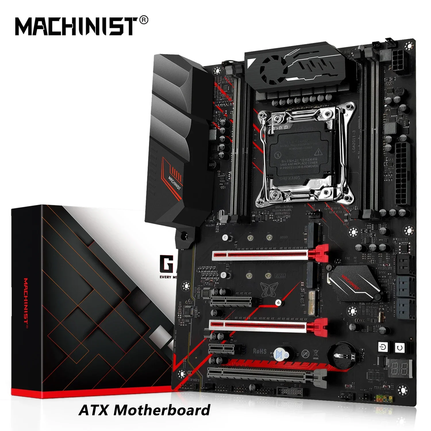 MACHINIST X99 MR9A PRO MAX マザーボードサポート LGA 2011-3 Intel Xeon E5 V3&V4 CPU プロセッササポート DDR4 RAM メモリ NVME USB3.0