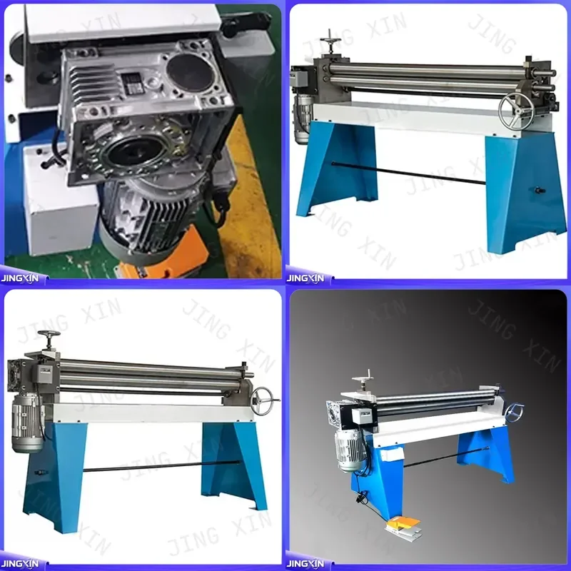 Custom for Small Electric Plate Rolling Machine Three Roll Bender Thin Metal Sheet Circle Former Industrial Tool