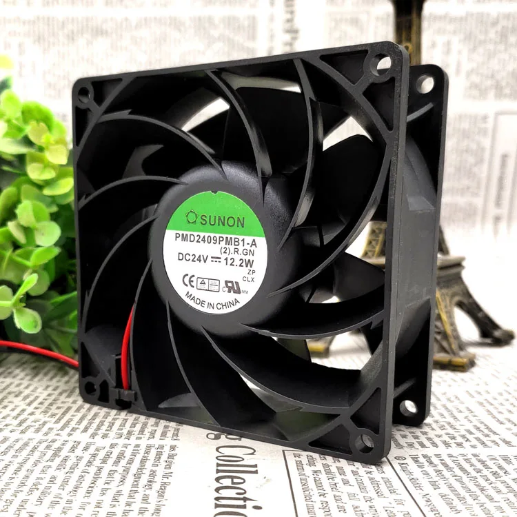 

Original SUNON PMD2409PMB1-A 24V 12.2W 9038 9CM inverter, large air volume, fan 90*90*38MM