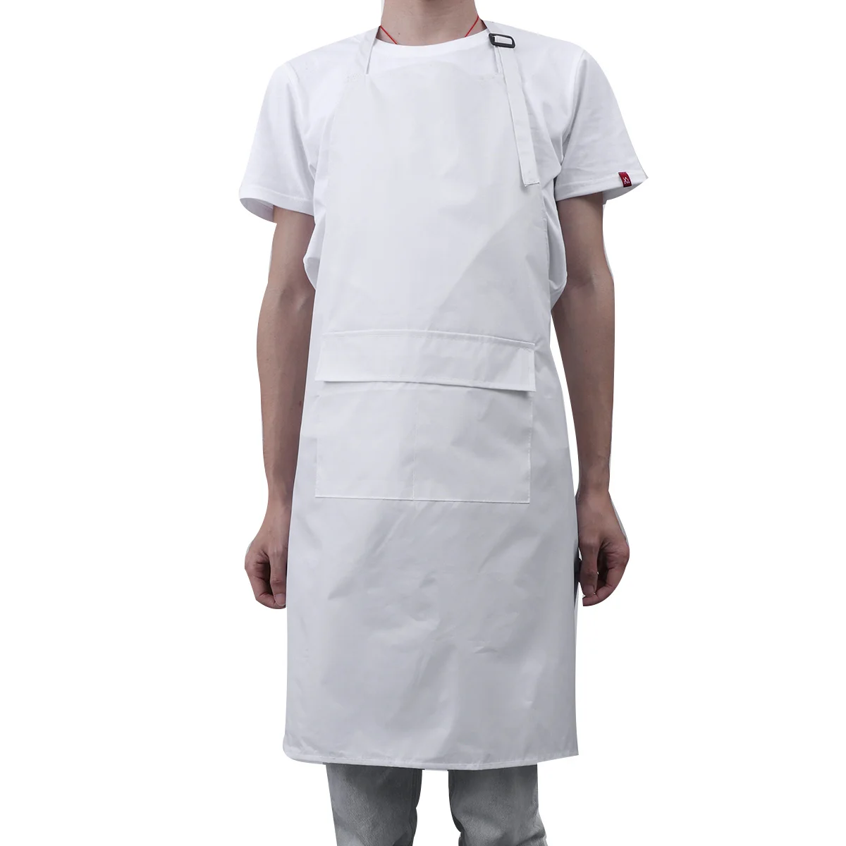 Waterproof Pvc Apron Long With Pockets Adjustable For Chef Cooking Baking Kitchen Restaurant Halter Apron