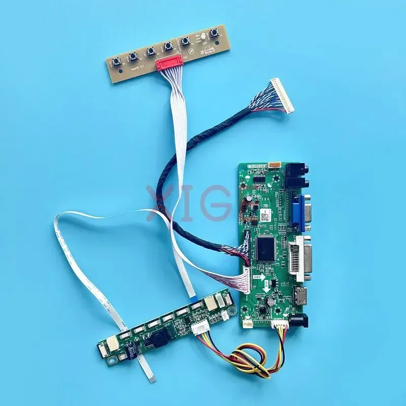 

LCD Matrix Driver Controller Board Fit MT200LW01 LM220WE5 1680*1050 Kit DIY 20" HDMI-Compatible VGA DVI 30-Pin LVDS Screen Panel