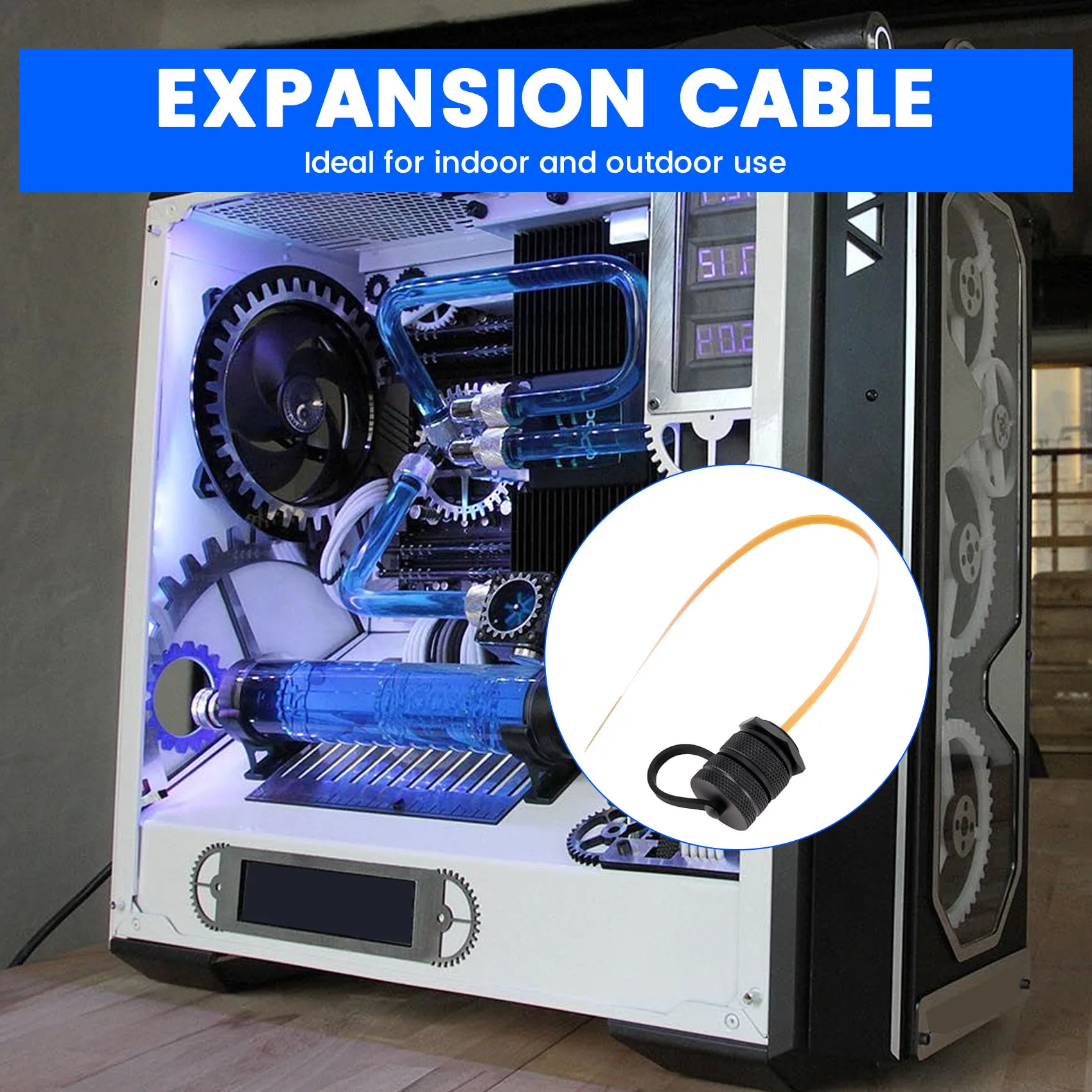 

ABLK For Micro-Sd Card IP67 Extension Cable Micro-SD (TF) Card Flex Extender FPC Waterproof Cable for Cabinet Chassis Case