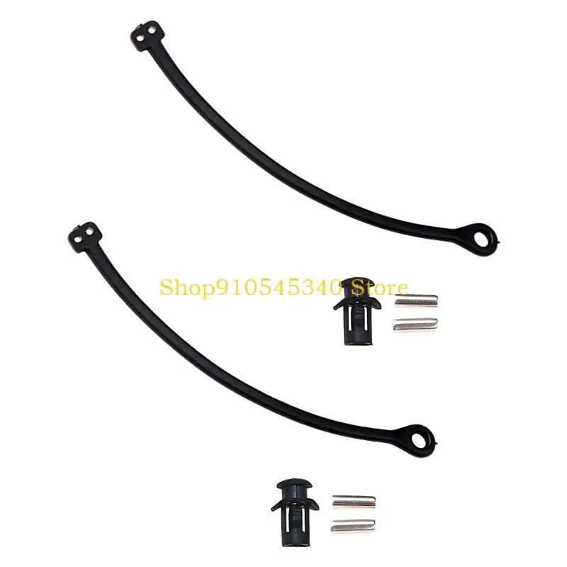 U2JA Car Cap Tether 2 Piece Black Cord Replacement Set for Cars