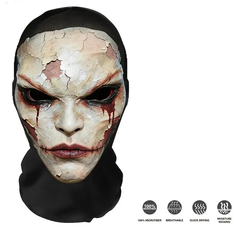 3D Breathable Mesh Full-face Mask for Halloween Christmas Valentine Party