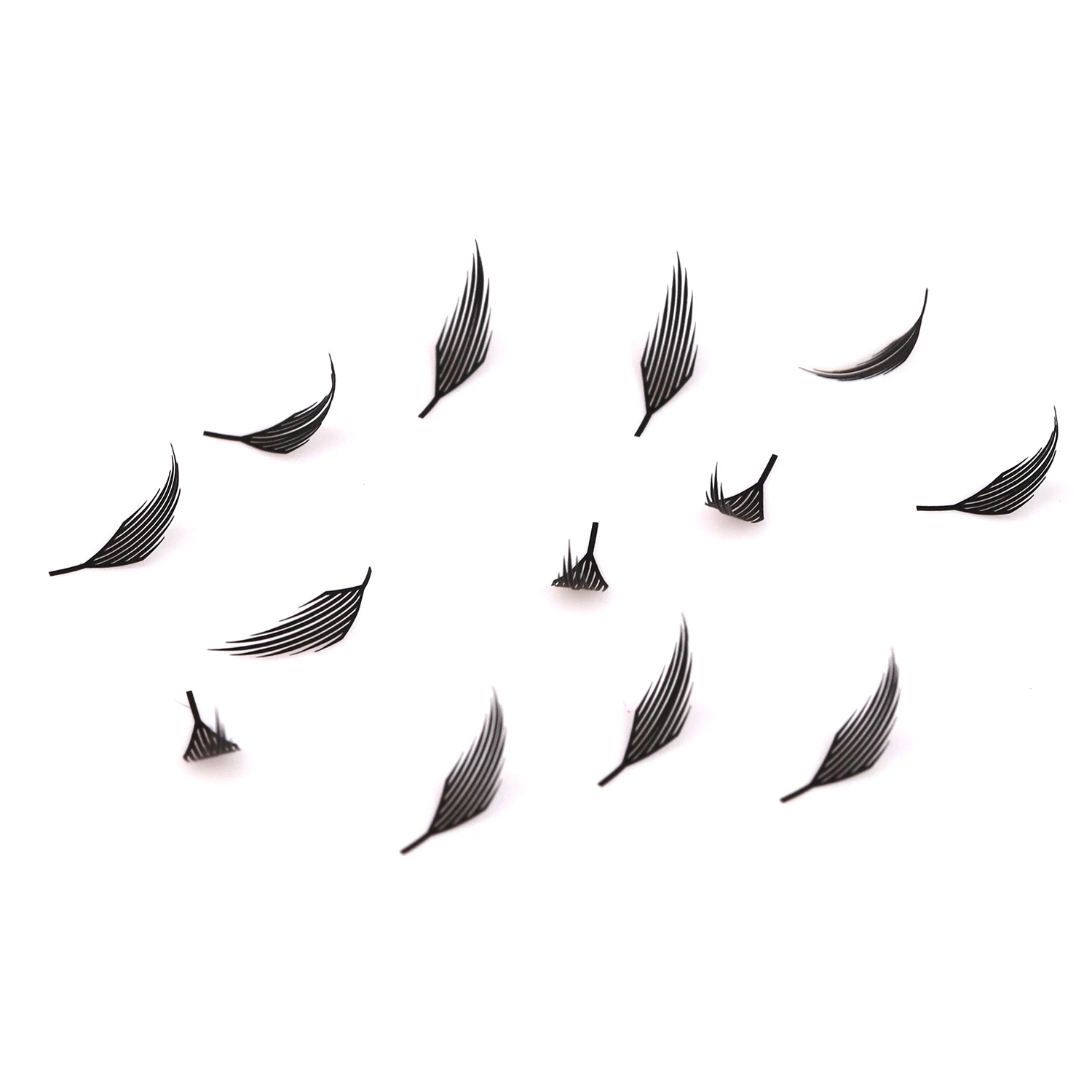 AGUUD Anime Spike Lash Extension, Natürliche Leichte Flatternde Manga-Wimpern, Vorgefertigte Spire-Wimpern Manga-Wing-Wimpern – Detail 8