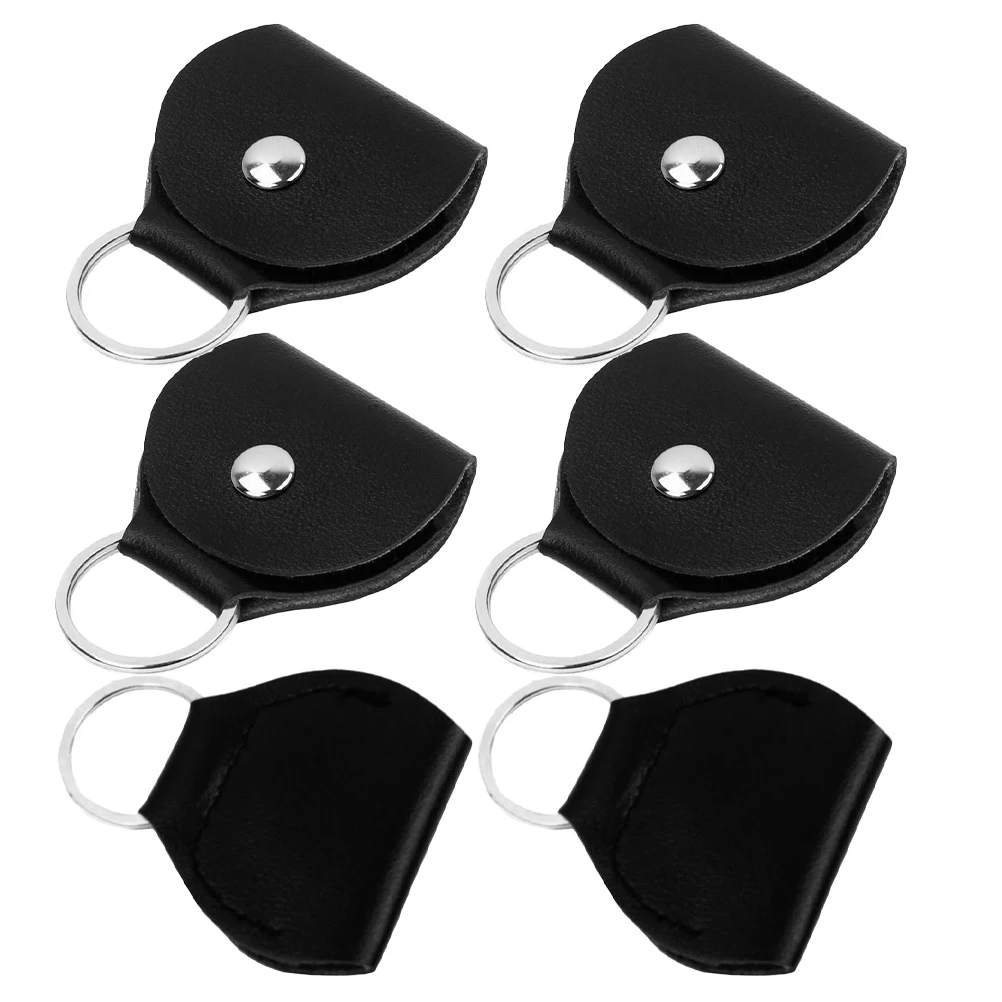 

6 Pcs Guitar Plectrum Holder Pick Holders Case Keychain Accessories Storage Picks