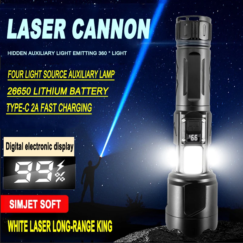 

LiitoKala 18650/21700/26650 battery LF-2305 26650 multifunctional Flashlight