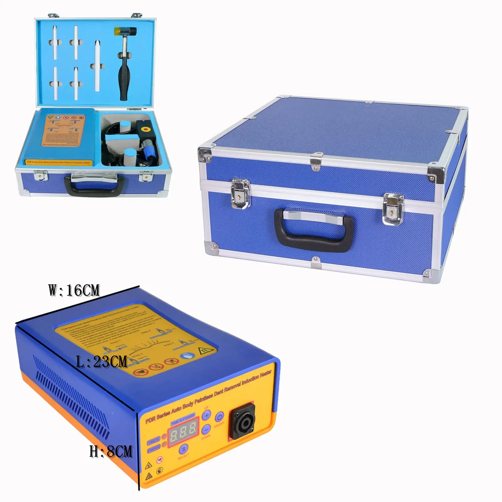 Vehicle Tools for Metal Hotbox for PDR Auto Body Dent Removal Workshop Tool Paintless Magnetic Car Body Puller Induction Heater