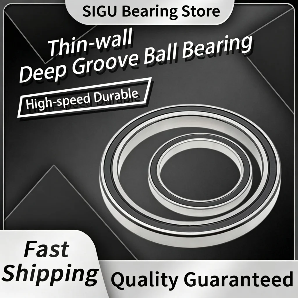 Thin‑wall Deep Groove Ball Bearing Ultra‑thin High‑speed  61918 61919 61920 61921 61922 61924 61926-ZZ/2RS