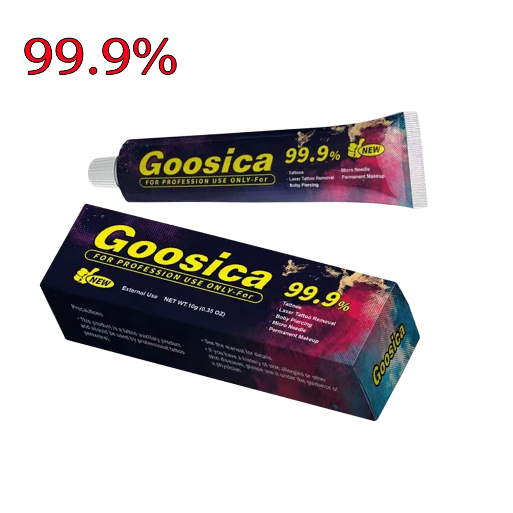 NEW 99.9% Goosica Before Tattoo Cream Permanent Makeup Microneedle Eyebrow Lips Auxiliary Cream 10g