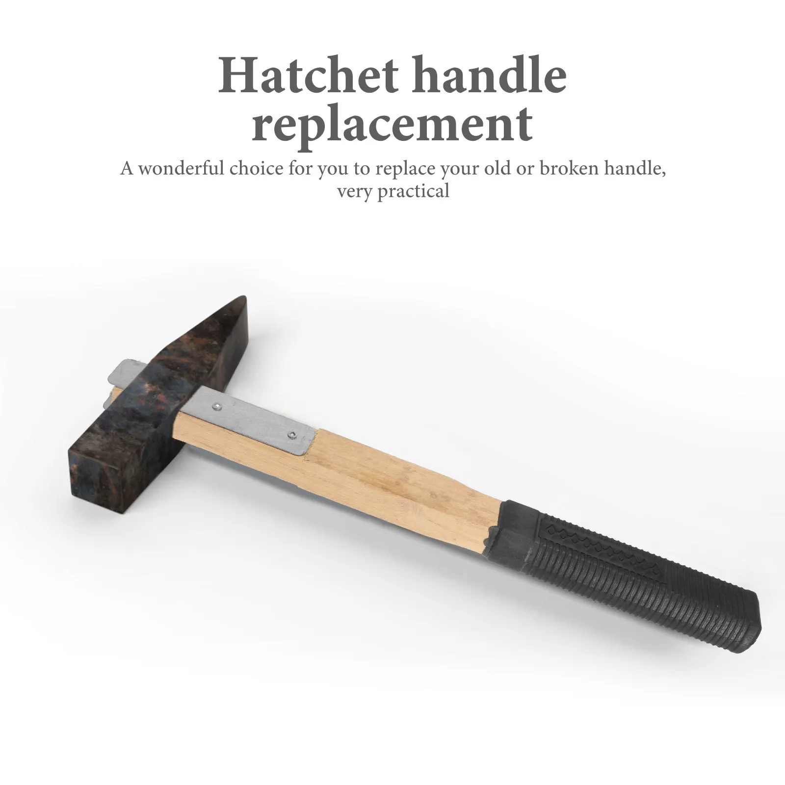 

Heavy Duty Axe Handle Replacement Long Structure Fit for Various Axes Non-Skid Handle for Repairing Tools