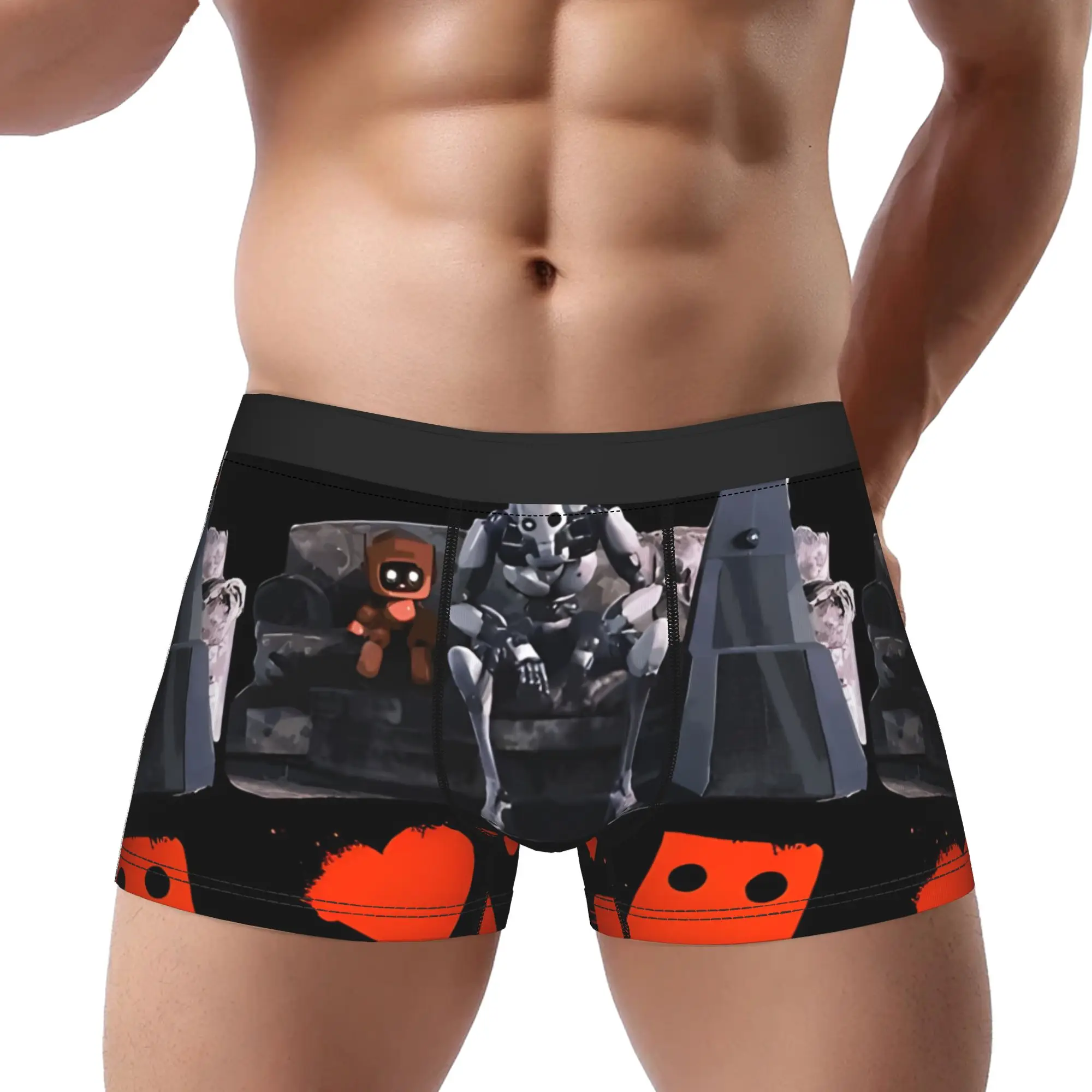lLove Death And Robots4 lLove Death and Robots Underpants Homme Panties Man Underwear Ventilate Shorts Boxer Briefs