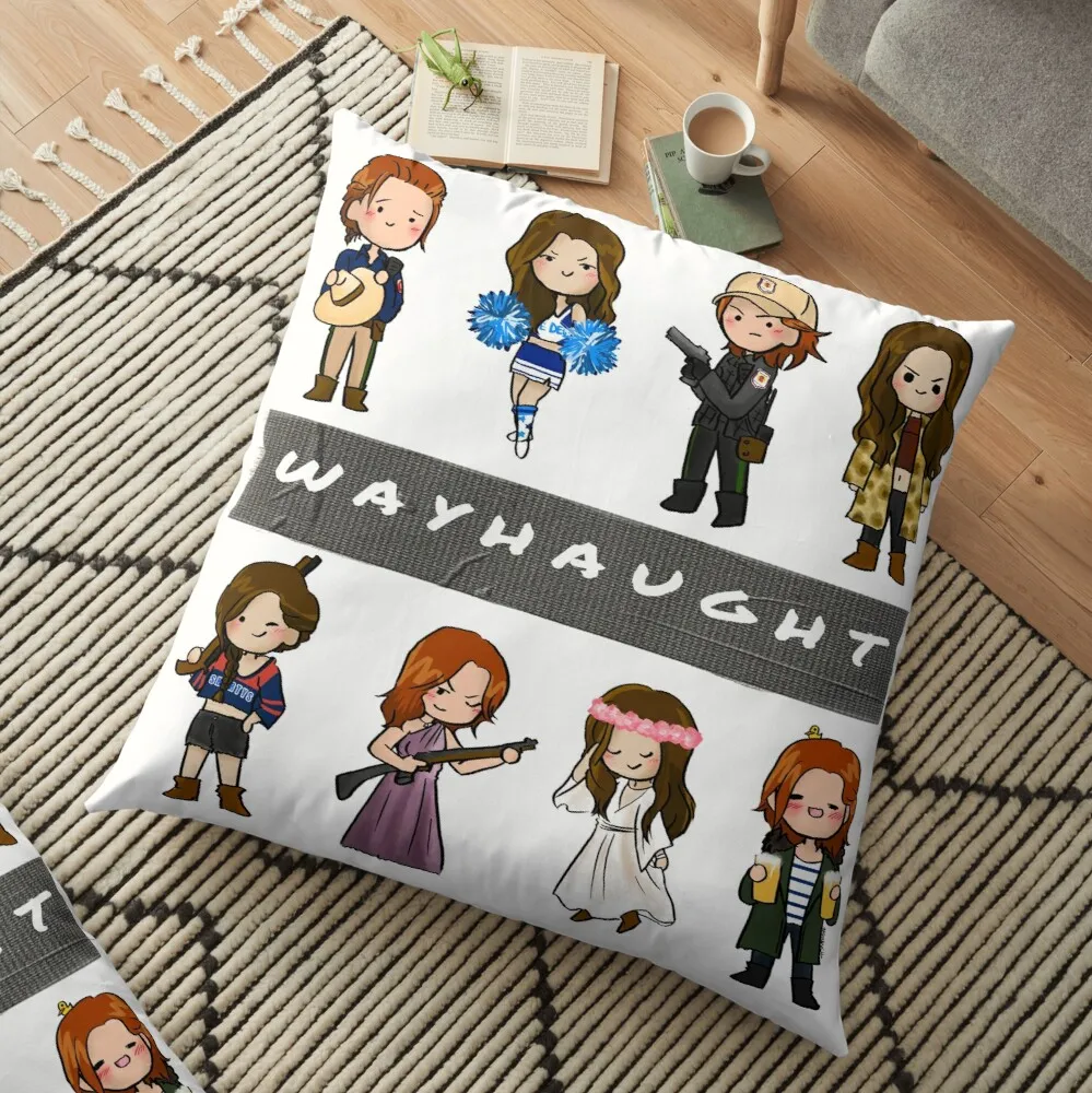 

WayHaught Duck Tape Floor Pillow Luxury Sofa Cushions