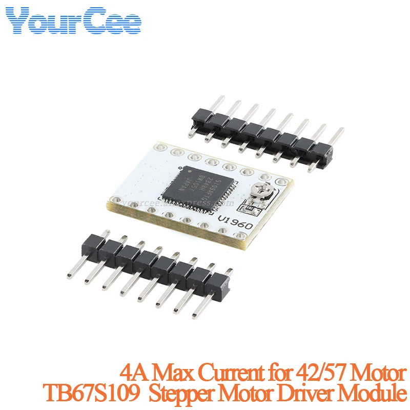 

5pcs/1pc TB67S109 Stepper Motor Driver Board Module TB67S109AFTG for Drive 42/57 Motor 9-50V 4A Current Control Drive Integrated
