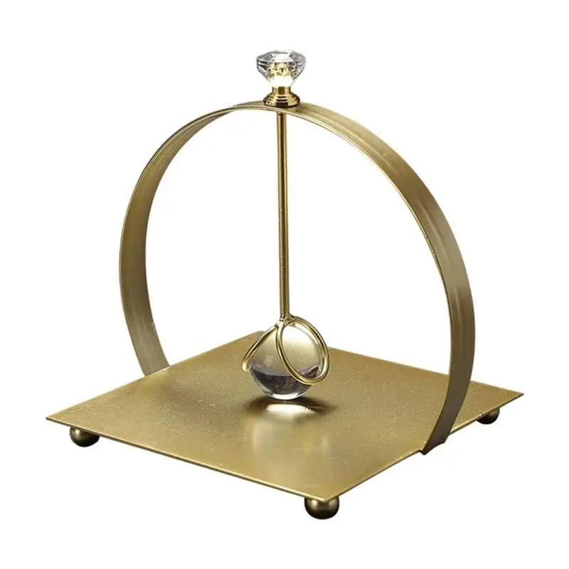 

AB11-Paper Napkin Holder Iron Crystal Ball Tissue Napkin Holder Paper Napkin Serviette Rack Dispenser For Kitchen Living Room