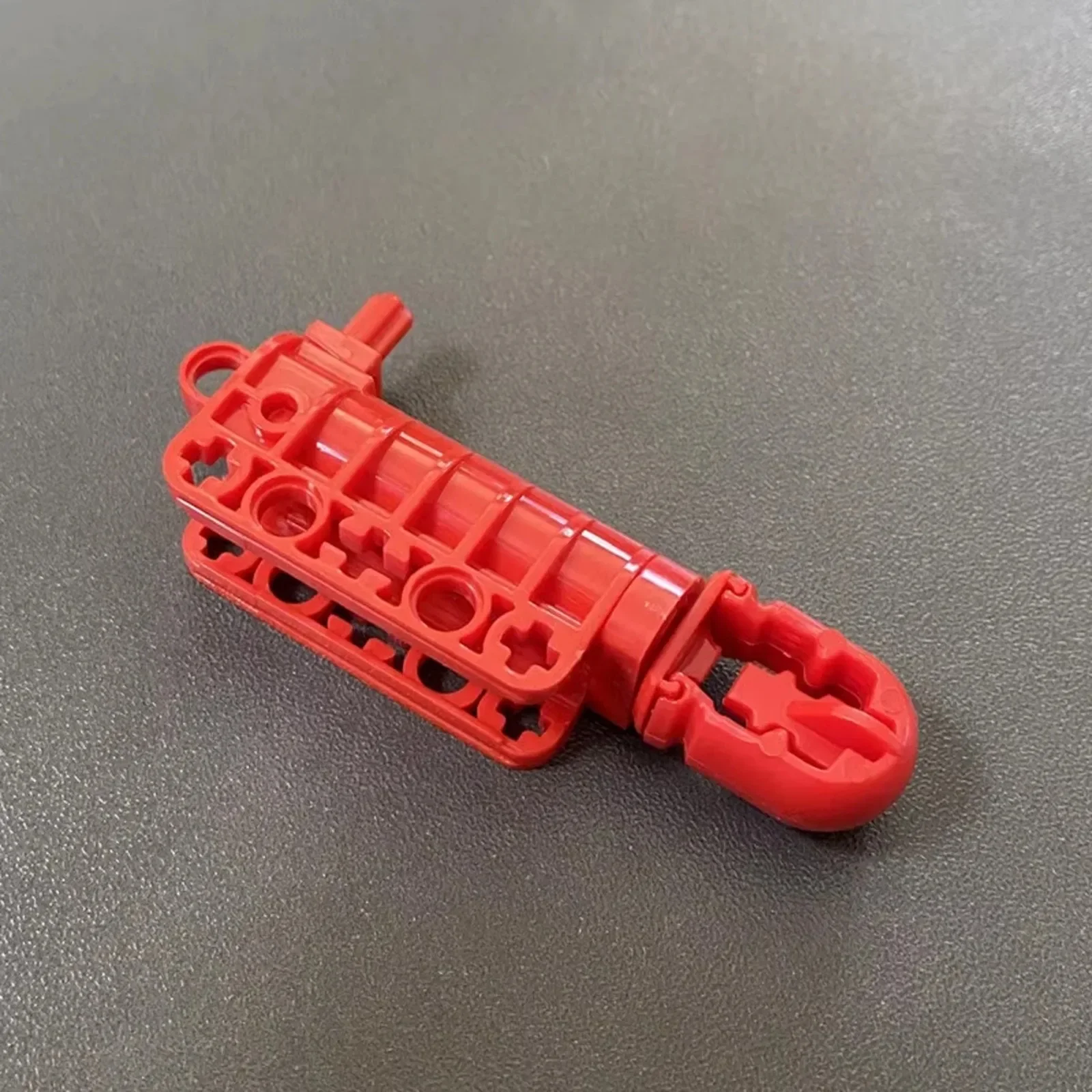 MOC Cannon red  Launcher + Bullet Set Technical Parts Flat Bottom Shooter Soft Rubber End Arrow Compatible with Legoeds