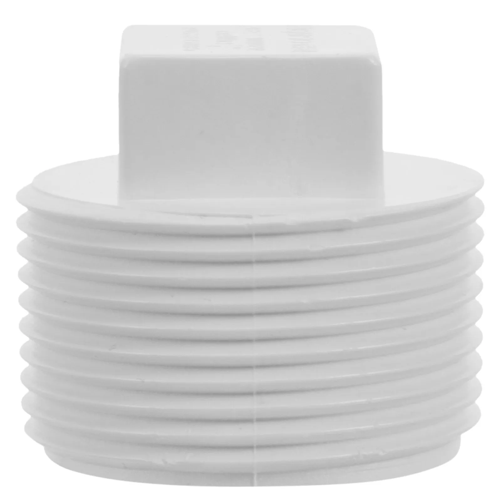 1.2 Inch Smooth Bore Threaded Pipe Plug End Cap for PVC Pipes Sprinkler End Plug Water Plugs Drainage Flow Efficient