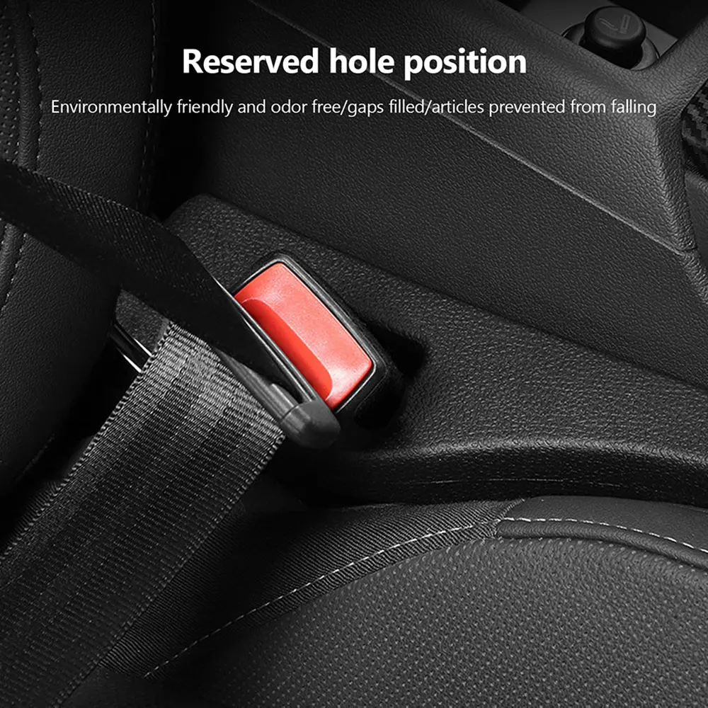 Car Seat Gap Filler Leakproof Padding Side Seam Plug Strip For Volkswagen VW Golf Polo Touran Passat Bora Beetle CC Tiguan Jetta